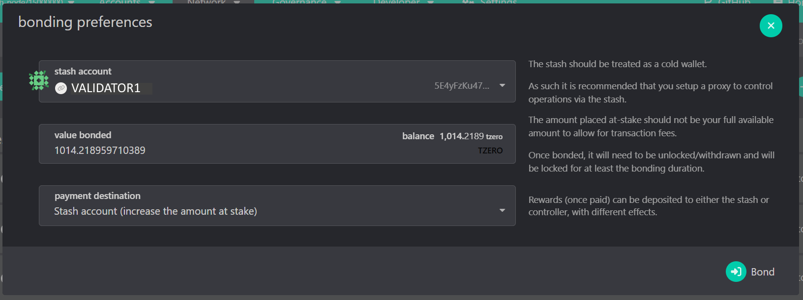 add stash amount